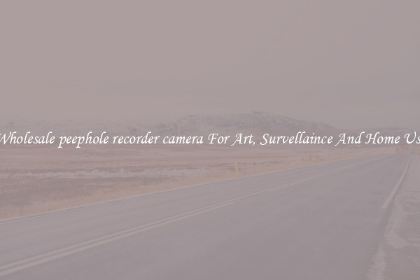 Wholesale peephole recorder camera For Art, Survellaince And Home Use