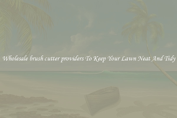 Wholesale brush cutter providers To Keep Your Lawn Neat And Tidy
