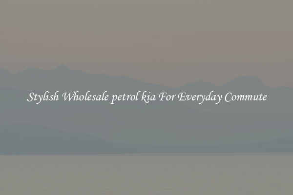 Stylish Wholesale petrol kia For Everyday Commute