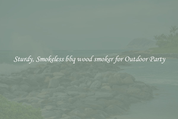 Sturdy, Smokeless bbq wood smoker for Outdoor Party