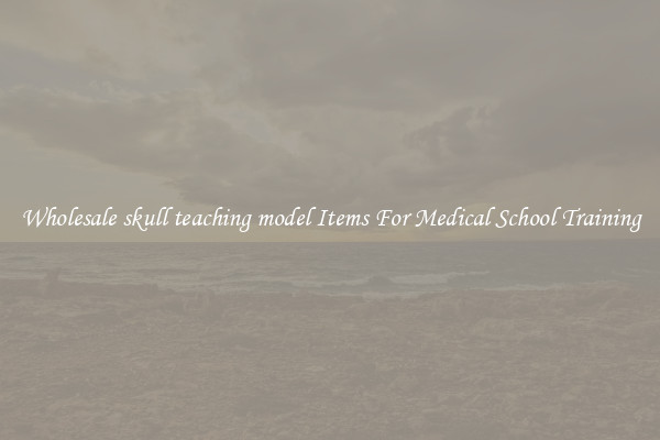 Wholesale skull teaching model Items For Medical School Training