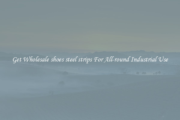 Get Wholesale shoes steel strips For All-round Industrial Use