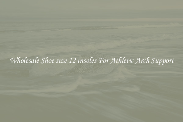 Wholesale Shoe size 12 insoles For Athletic Arch Support
