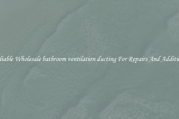 Reliable Wholesale bathroom ventilation ducting For Repairs And Additions